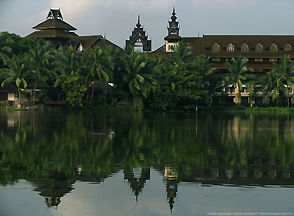 Photo of Kandawgyi Palace Hotel at lake side, Rangoon, Burma