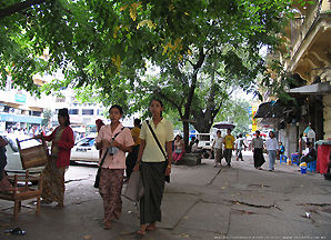 Sreet Photo of Yangon, Myanmar (Rangoon, Burma)