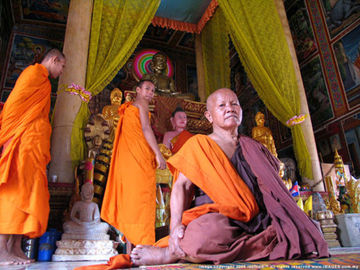 Attending Monks (Phra Song) on duties