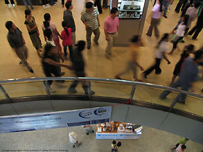 Inside a Buddhist squarter in Cambodia