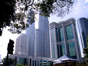 a picture of along KLCC Jalan Ampang day view