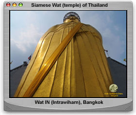 Wat IN (Inthraviharn), Bangkok, Thailand ...