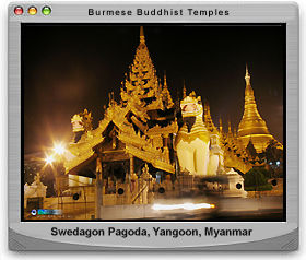 Magnificent Swedagon Pagoda at Yangoon (rangoon) Myanmar / Burma