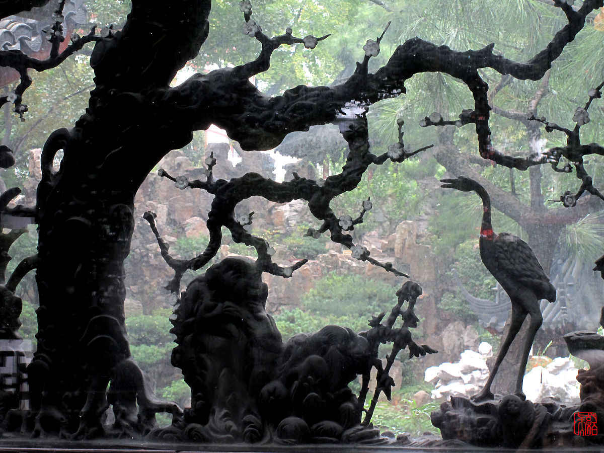 interior scene of YU Garden or YU YUAN, Shanghai City, PR of China