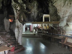 Old photo of a Buddhist Cave Temple, Ipoh, Peark, Malaysia Site LINK