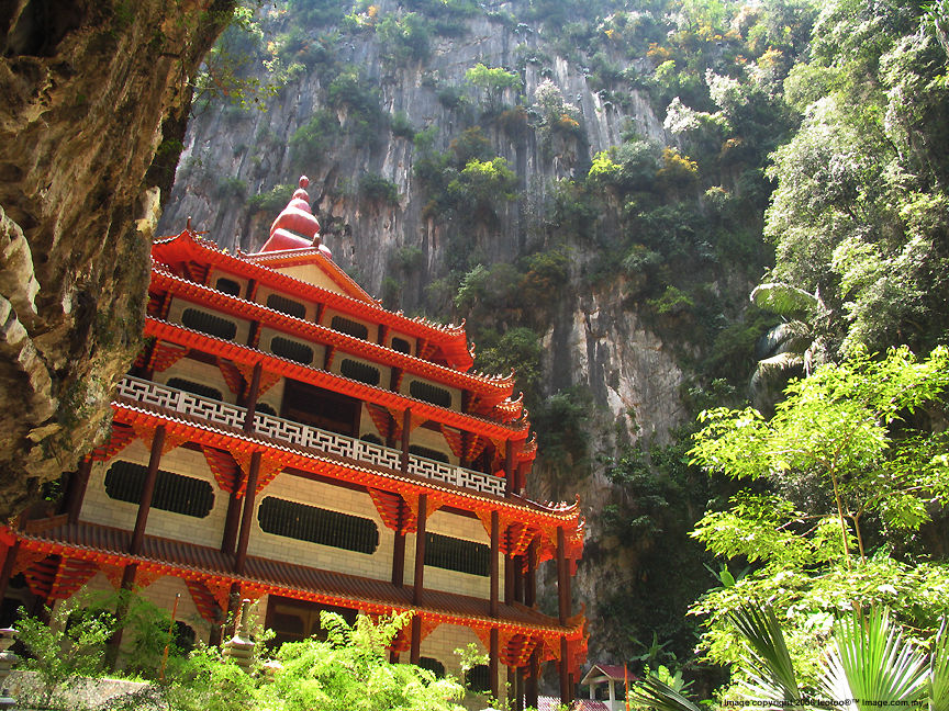 100+ years old San Bao Dong Cave Temple, Perak, Malaysia, Heritage reliogious site