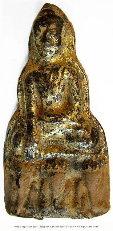 an really old, authenticated 800 years old lanna period Phra 3 Velang Ta kan