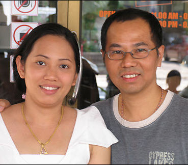 Tut with his lovely wife... with a post in 2007