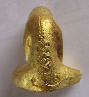 Close eyes Buddha - PIdta Buddhist amulet by Wat Bupharam, Penang