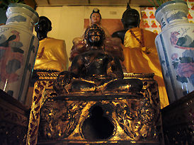 An aged Medium scale Buddha Image