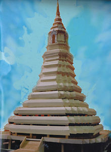 Wat Pak Nam Tour Entrance Sign Board