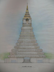 Wat Pak Nam Tour - Temple entrace hall