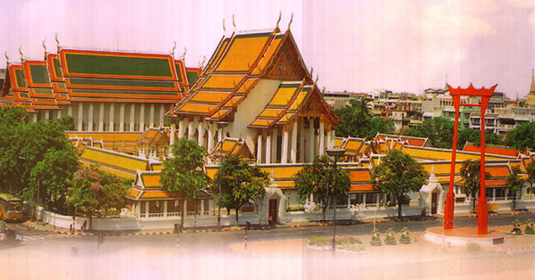 Artist Impression of Wat Suthat