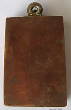 Another plainer old, bronze amulet frame in bronze rear section, plain