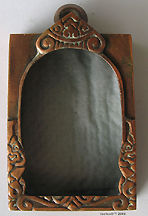 Old classic amulet case in Bronze metal