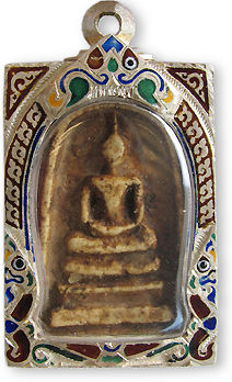 new Decorative  Buddhist amulet case 2006 front
