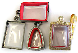 Geneal purpose, commercially available standard casings and frames for Thailand Buddhist Amulets
