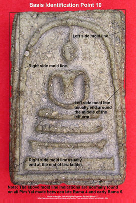 Soomdej/ Soomdet WRK identification - basis of verification point 10 of a Thai Buddhist amulet