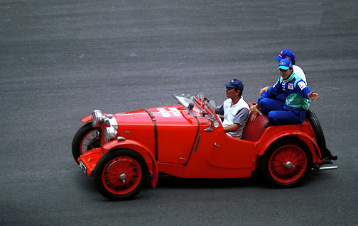 Our local hope.. the Sauber-Petronas rep...