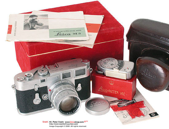 Leica M3 chrome outfit, 1957