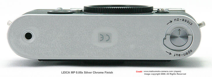 base plate, Leica MP 0.85x Silver Chrome Finish
