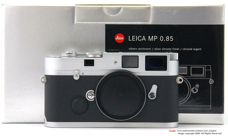 Leica MP 0.85x Silver Chrome Finish with boxes