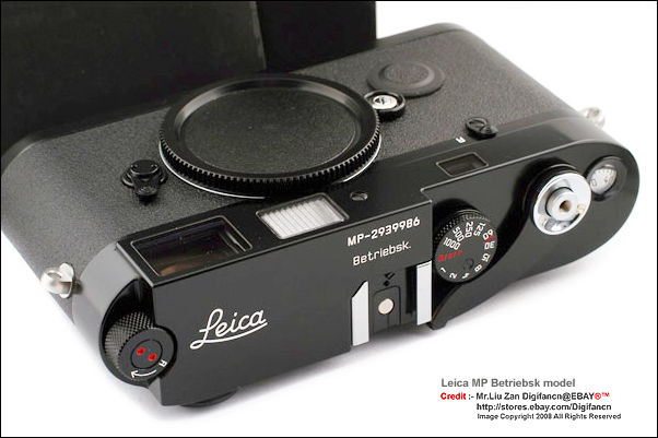 Leica MP Betriebsk 0.72x Black Paint model