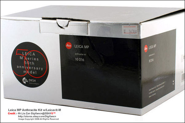 Leica MP Anthracite set box and original packing.