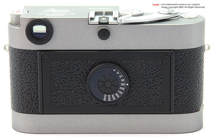 Rear section view of LEICA MP Antracite model