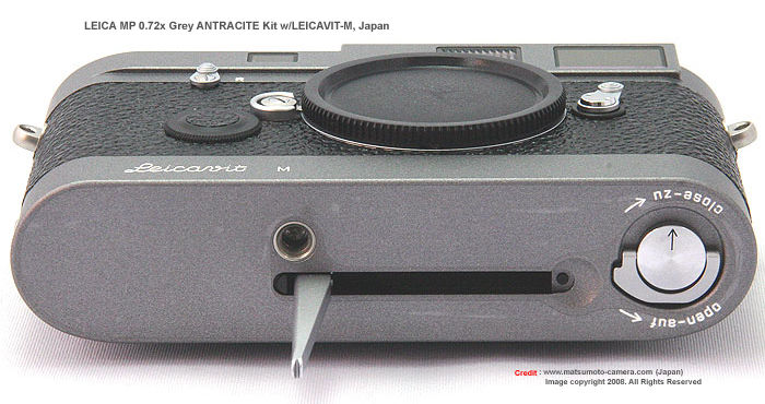 Leicavit M base view for LEICA MP 10316 0.72x Antracite Kit  