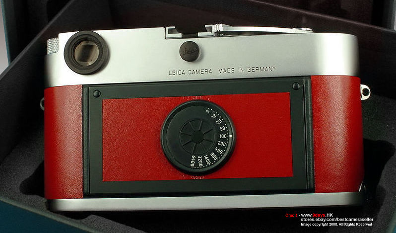 Reaer section view of a Leica MP A-La-Carte 0.85 Red leather 0.85x