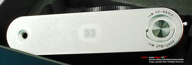 Base plate on a Leica MP A-La-Carte 0.85 Red leather 0.85x