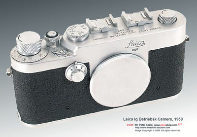 Another Early Leica/Leitz Briebsk Ig rangefinder camera, 1959