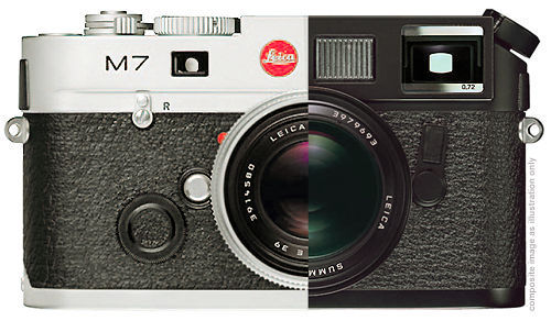 Leica M7 in original black vulcanite leatherette