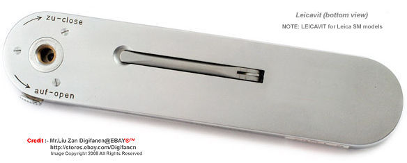 Leicavit by Leitz at the base plate at rest position
