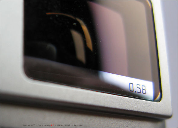 Leica MP combined view and rangefinder window with finder magnification engraving