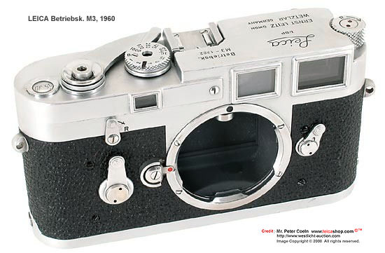 Leica M3 Betriebskamera / Betriebsk camera model, 1960