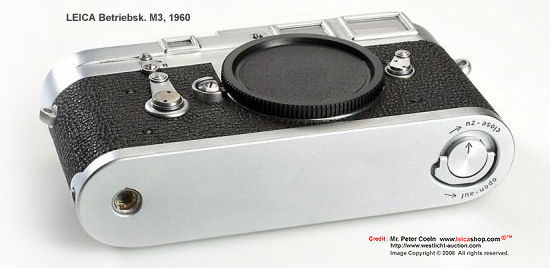 Base section view of a Leica M3 Betriebsk model