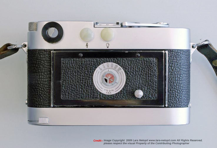 Rear section view of Leica  M3 E1 (M3 