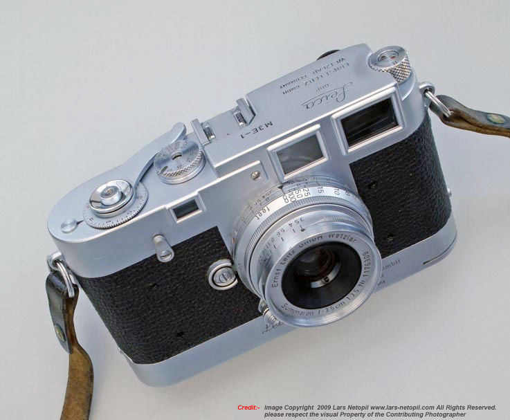 Top plate view of Leica  M3 E1 