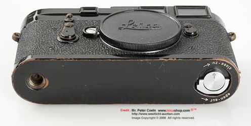 Base plate,  Leica M3 Black Paint SS Model, 1962