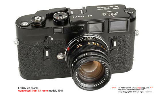 A high quality conversion work of a M3 black from chrome body, 1961