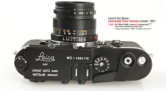 A high quality conversion work of a M3 black from chrome body, 1961