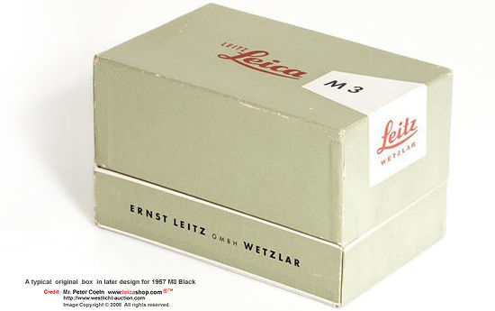 General box for 1957 M3 models.