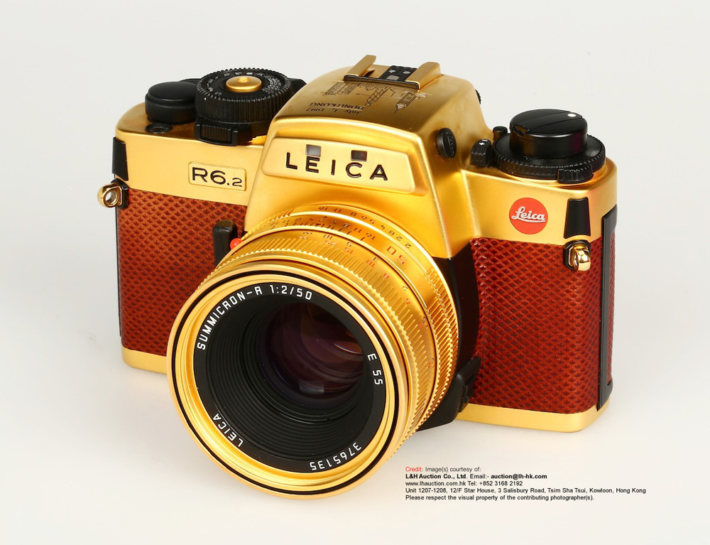 LEICA R6.2 Gold July 1, 1997 Hong Kong side view