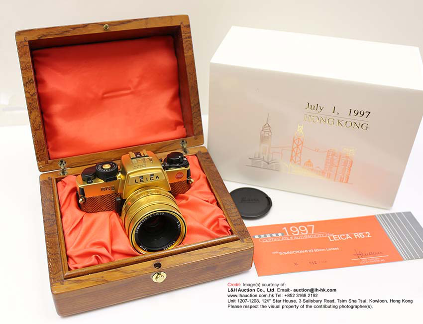 LEICA R6.2 Gold July 1, 1997 Hong Kong Set 