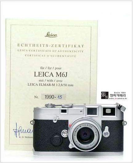 LEICA M6J classic body with certification / letter of authentification