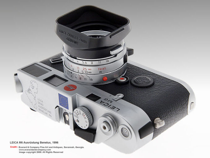 LEICA M6 Ausrstung Benelux Rangefinder Camera Model, 1996 with EU logo and Benelux zone engraved