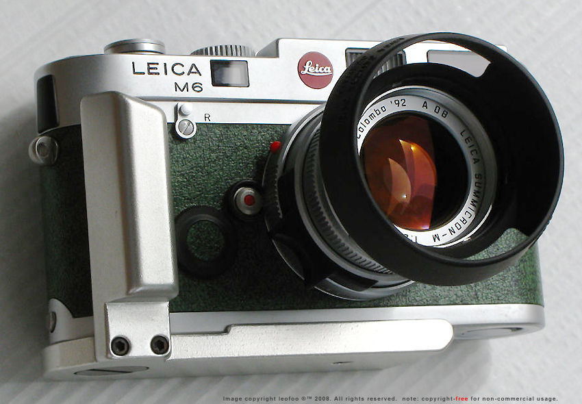 Leica M6 Chrome Colombo '92 Special 500th Anniversary Edition rangefinder camera with Special Limited Edition Summicron-M 50mm f/2.0 collectible Leica Set