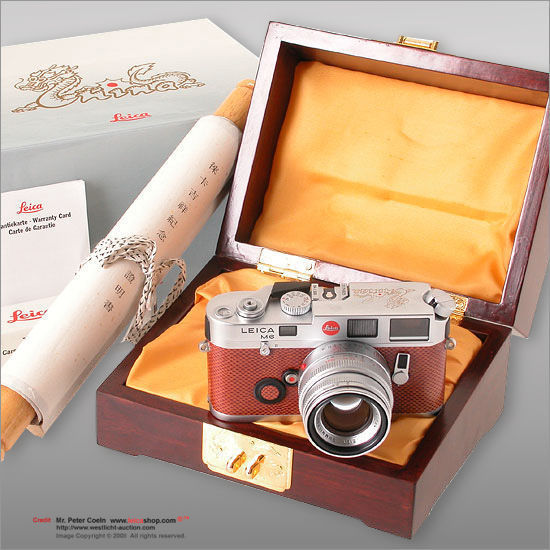 Leica M6 chrome Gold Dragon 300 units Edition, 1995